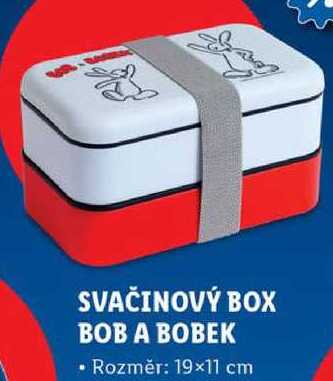 SVAČINOVÝ BOX BOB A BOBEK 