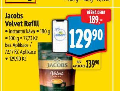 Jacobs Velvet Refill 180 g