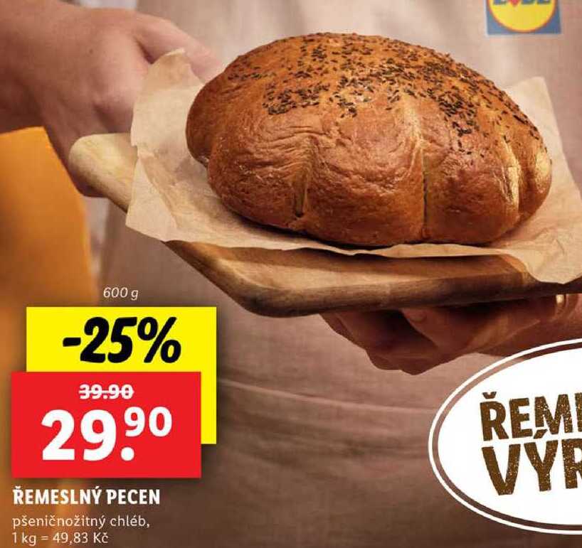 ŘEMESLNÝ PECEN, 600 g