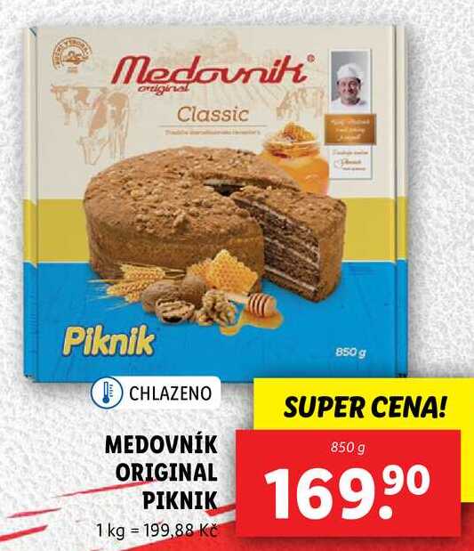 MEDOVNÍK ORIGINAL PIKNIK, 850 g