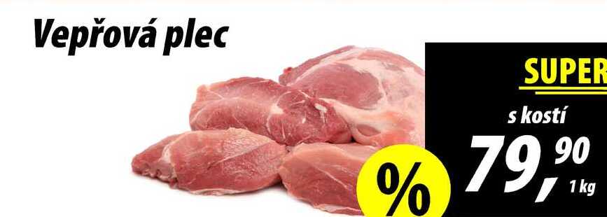 Vepřová plec s kostí, 1 kg