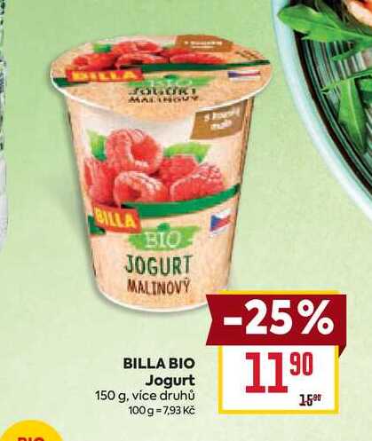 BILLA BIO Jogurt 150 g