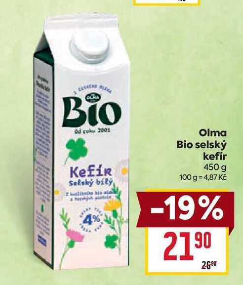 Olma Bio selský kefír 450 g