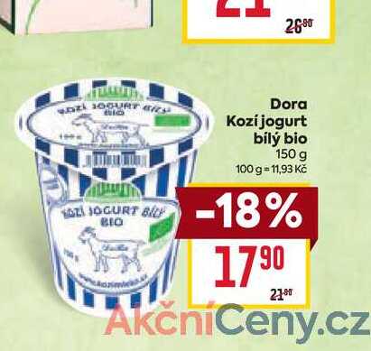Dora Kozí jogurt bílý bio 150 g