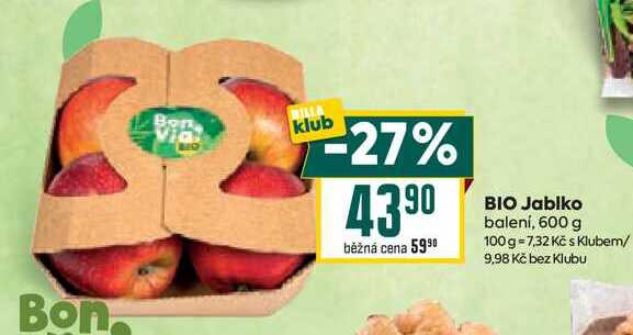 BIO Jablko balení, 600 g