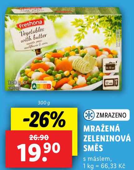 MRAŽENÁ ZELENINOVÁ SMĚS, 300 g
