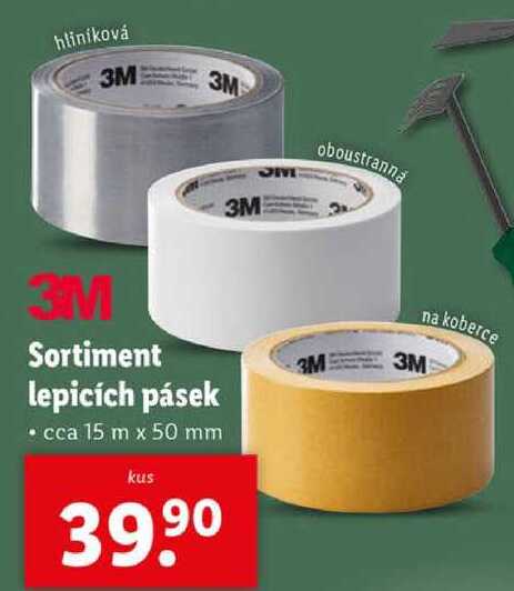 Sortiment lepicích pásek 
