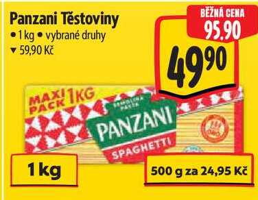 Panzani Těstoviny, 1 kg