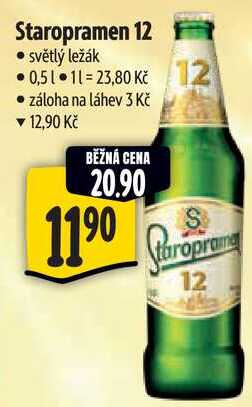 Staropramen 12, 0,5 l