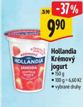 Hollandia Krémový jogurt, 150 g 