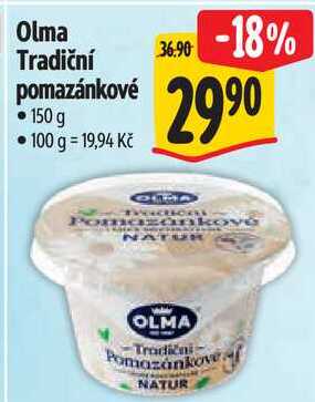 Olma Tradiční pomazánkové, 150 g 
