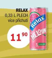 RELAX 0,33 L PLECH  
