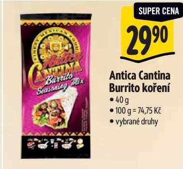 Antica Cantina Burrito koření, 40 g