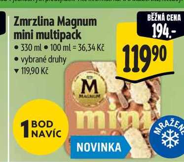 Zmrzlina Magnum mini multipack 330 ml  