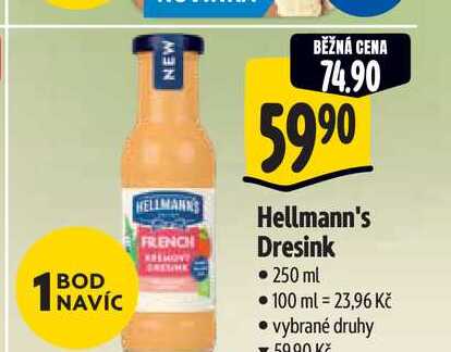   Hellmann's Dresink 250 ml 