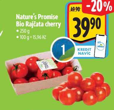 Nature's Promise Bio Rajčata cherry, 250 g 