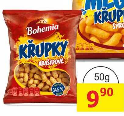 Bohemia Arašídové křupky 50g