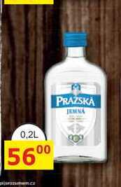  PRAŽSKÁ JEMNÁ vodka 0.2l
