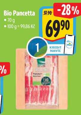 Bio Pancetta, 70 g