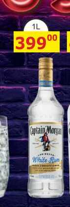 Captain Morgan White Rum 1l