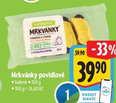 Mrkvánky povidlové, 150 g
