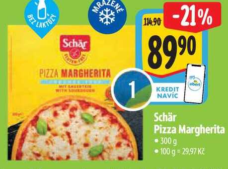 Schär Pizza Margherita, 300 g 