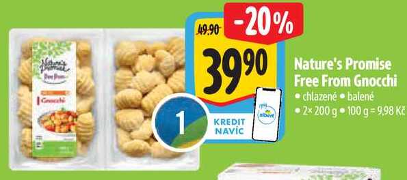 Nature's Promise Free From Gnocchi, 2x 200 g