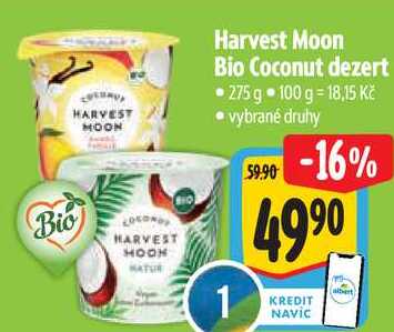 Harvest Moon Bio Coconut dezert, 275 g 