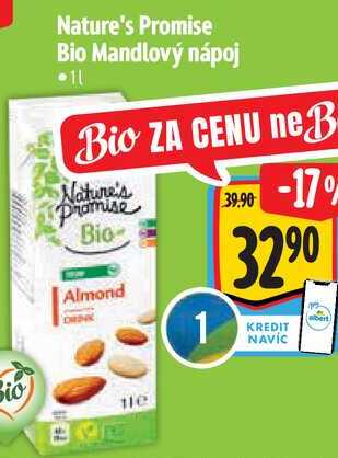 Nature's Promise Bio Mandlový nápoj, 1 l