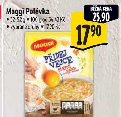 Maggi Polévka 32-52 g 