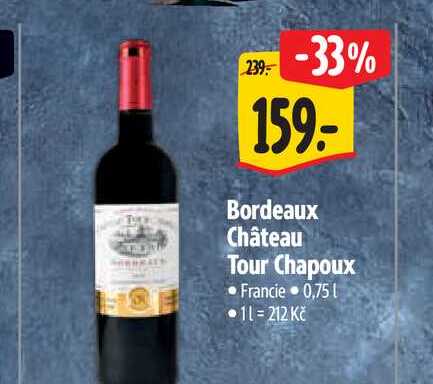   Bordeaux Château Tour Chapoux 0,75 l