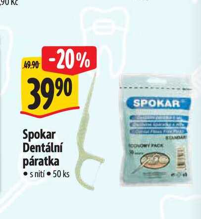   Spokar Dentální páratka  50 ks