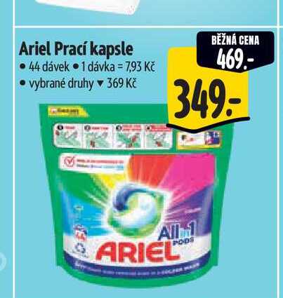 Ariel Prací kapsle 44 dávek 