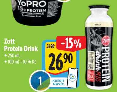 Zott Protein Drink, 250 ml 