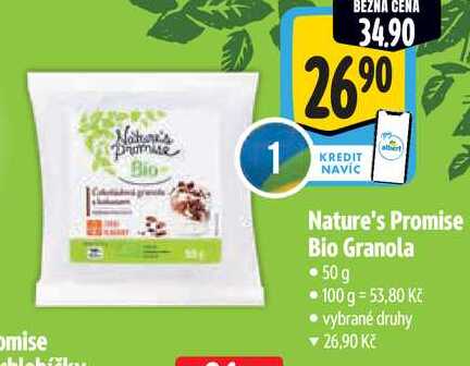 Nature's Promise Bio Granola, 50 g