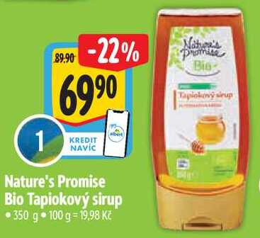 Nature's Promise Bio Tapiokový sirup, 350 g