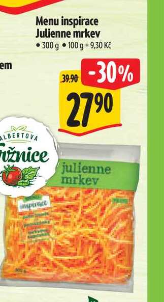   Menu inspirace Julienne mrkev 300 g 