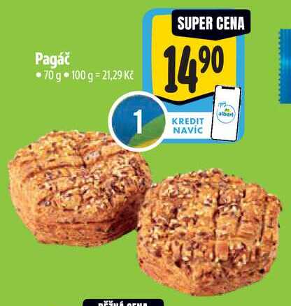 Pagáč, 70 g