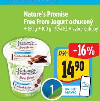 Nature's Promise Free From Jogurt ochucený 150 g 