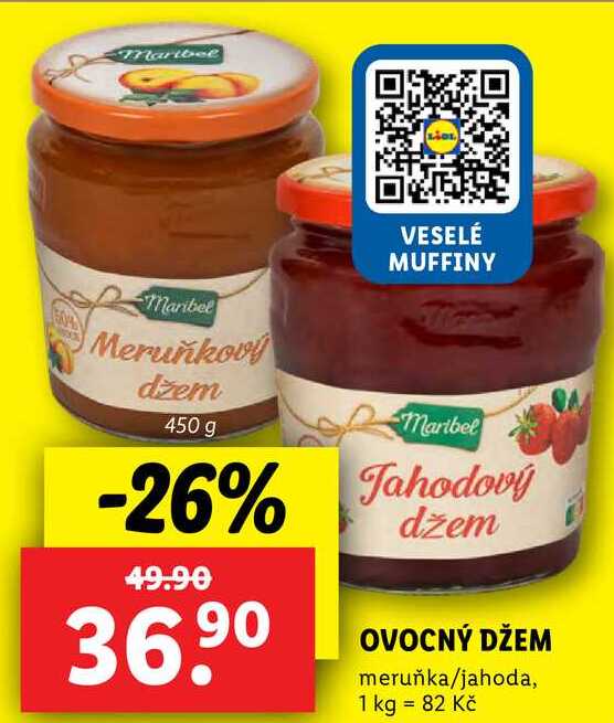 Ovocný džem, 450 g