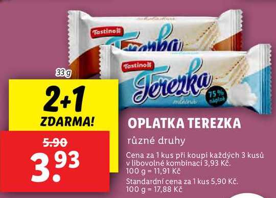 OPLATKA TEREZKA, 33 g