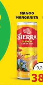 SIERRA MANGO MARGARITA 0,25L míchaný nápoj