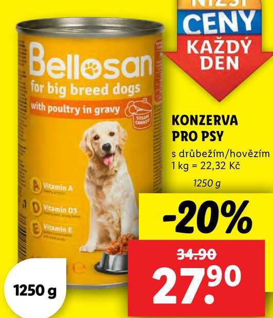 KONZERVA PRO PSY, 1250 g