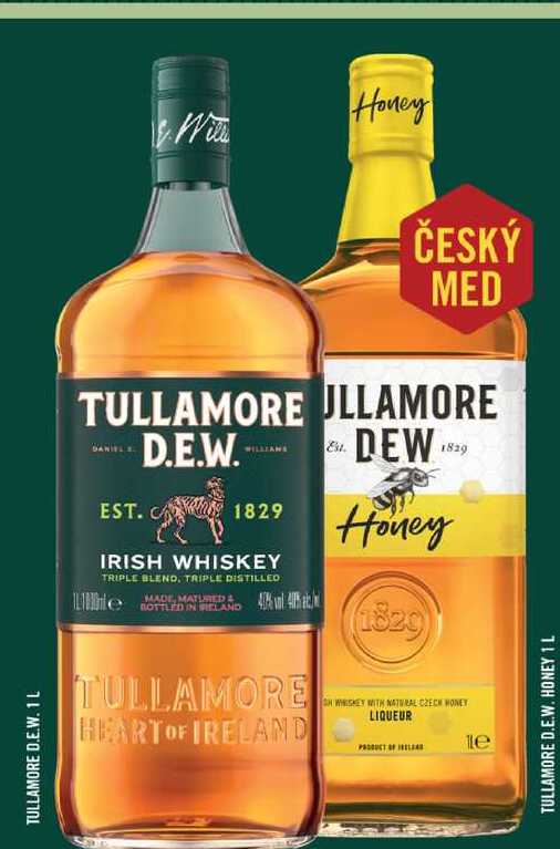 Tullamore Dew Irish whiskey 1l