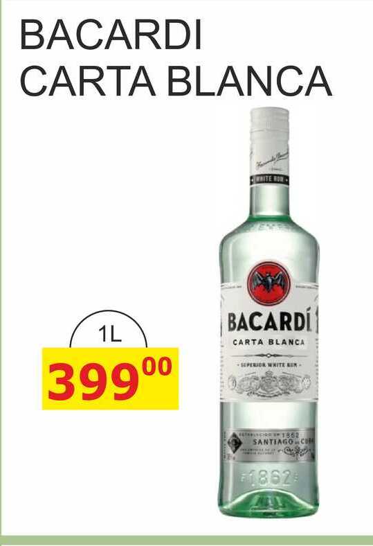 Bacardi Carta Blanca 1l