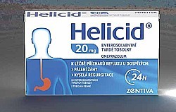 Helicid® 20 mg 14 enterosolventních tvrdých tobolek