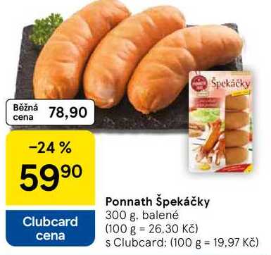 Ponnath špekáčky, 300 g 