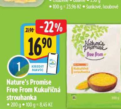  Nature's Promise Free From Kukuřičná strouhanka 200 g 