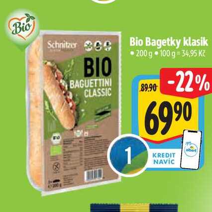  Bio Bagetky klasik 200 g 