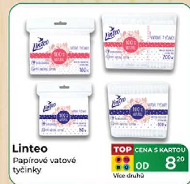 Linteo Papírové vatové tyčinky 